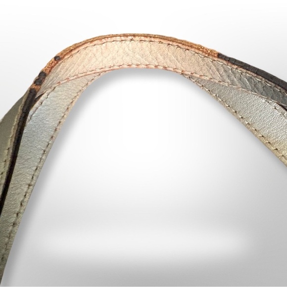 Auth LOEWE Anagram - Silver and Light gray White PVC Leather Women's Tote Bag - Picture 10 of 11